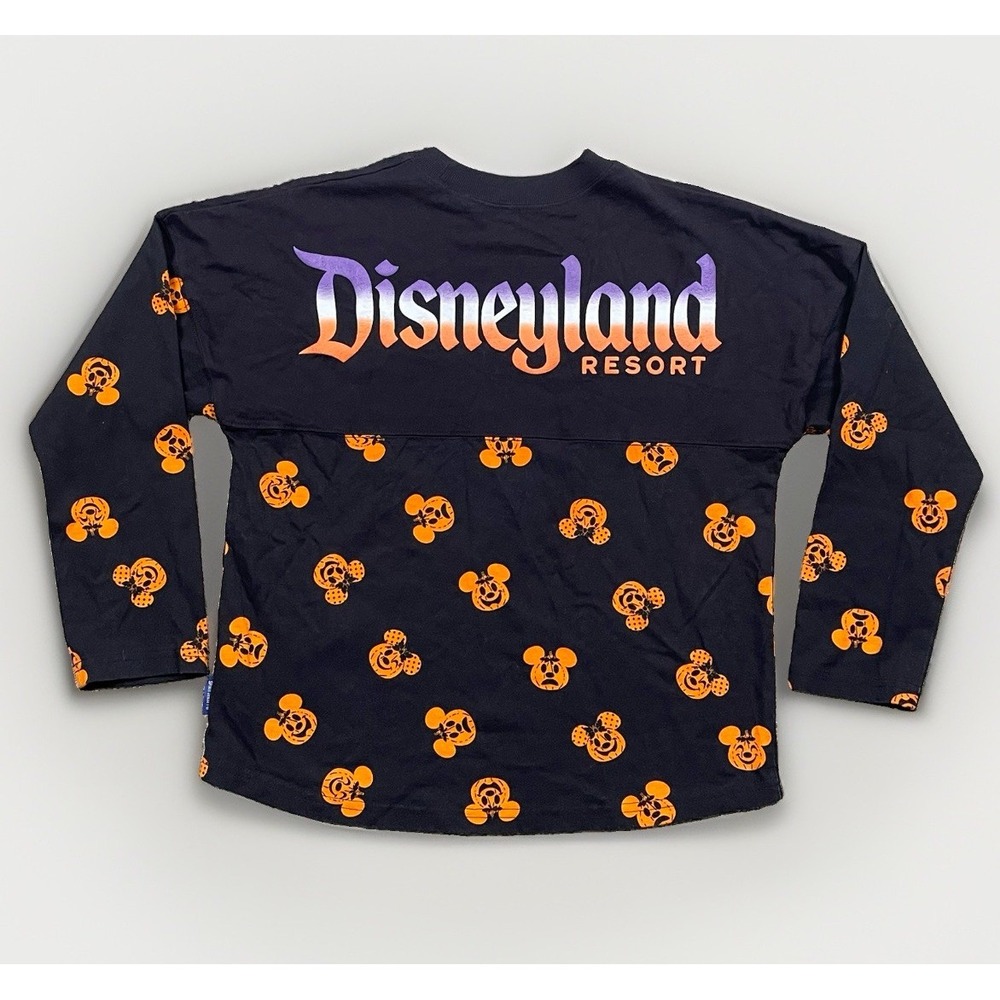 Disneyland Resort Spirit Jersey Youth XL 14 Mickey Mouse AOP Pumpkin Halloween